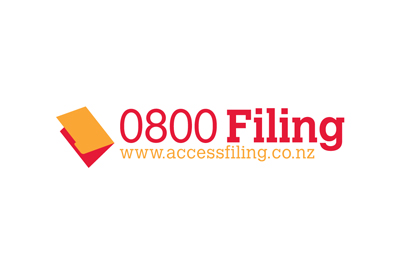 Logo for office filing supplies company Access Filing