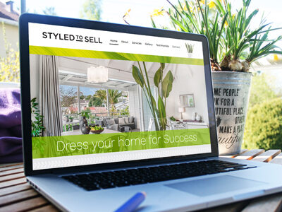website design for real estate staging company Styled to Sell