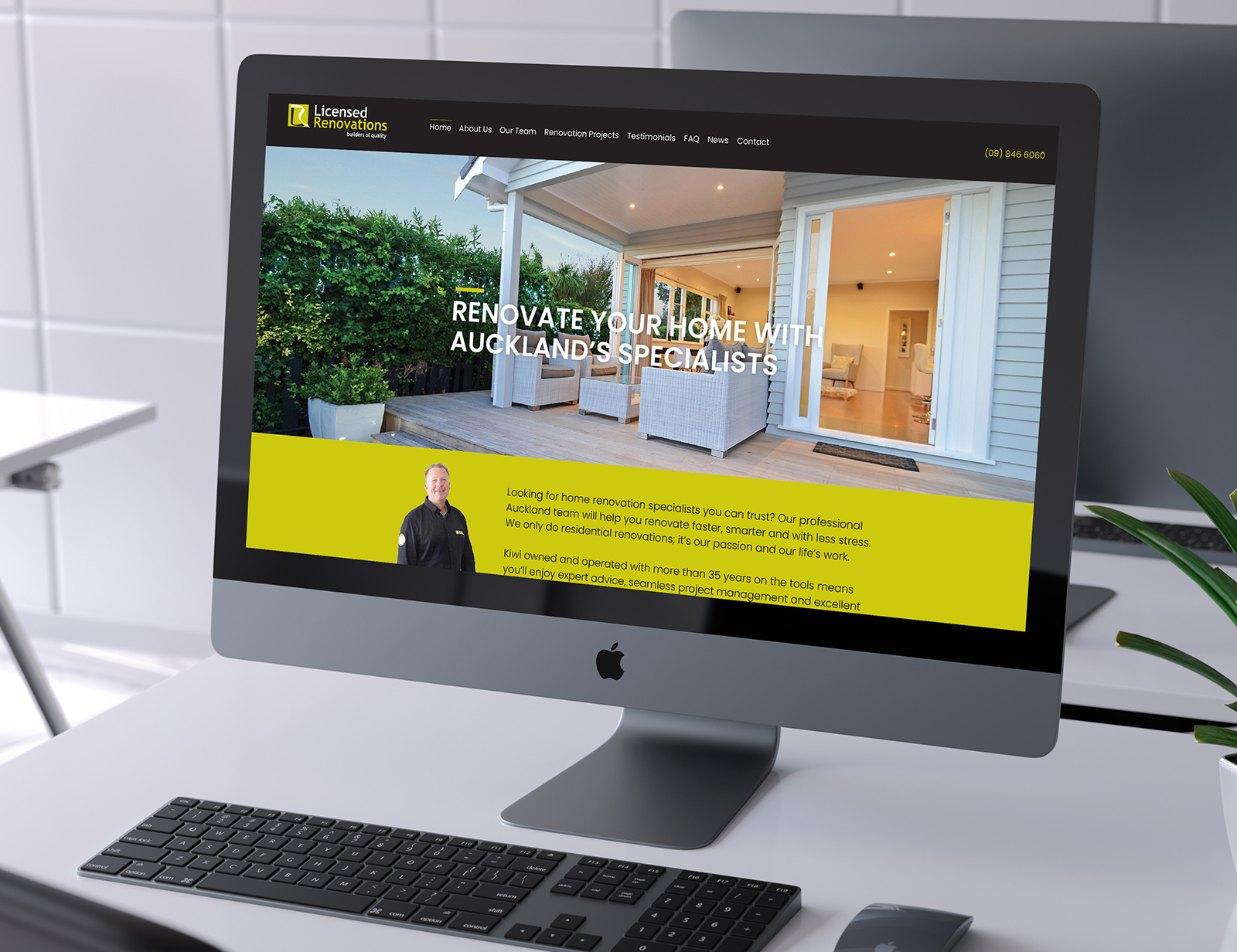 website for building company