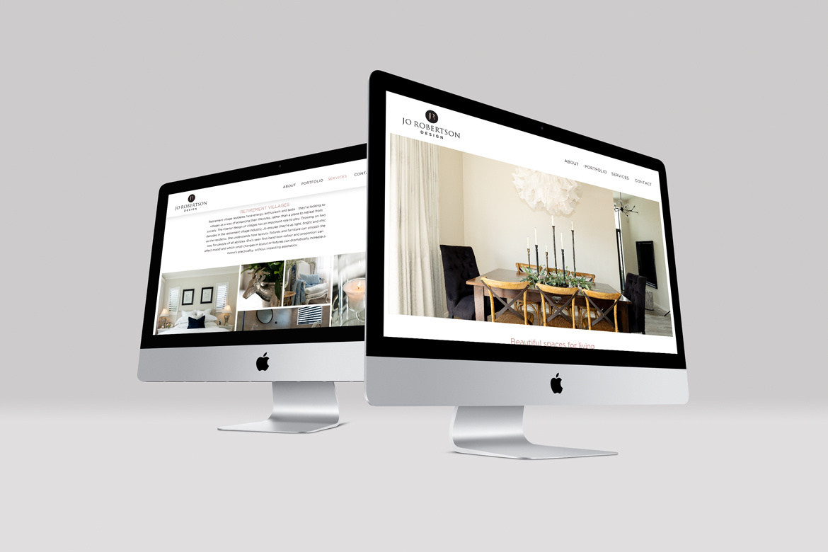 Website design for interior designer