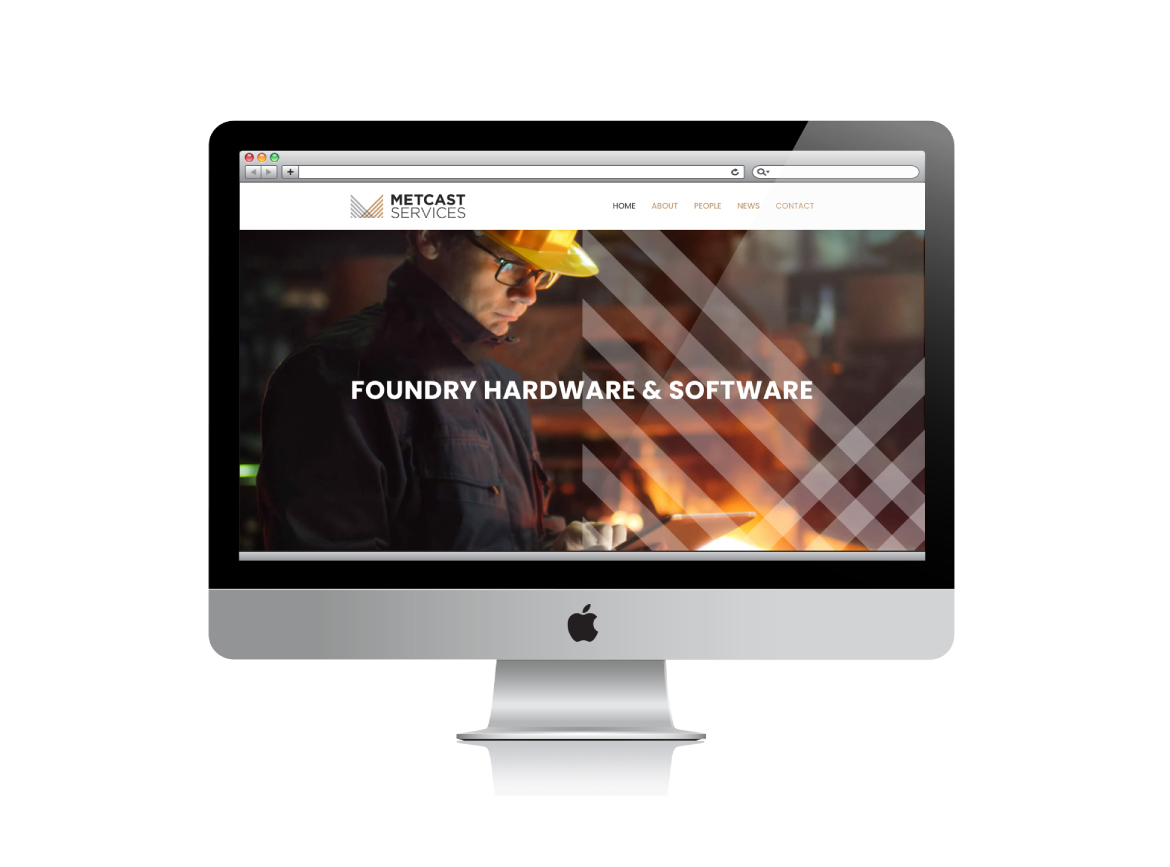 Website design for foundry supply company