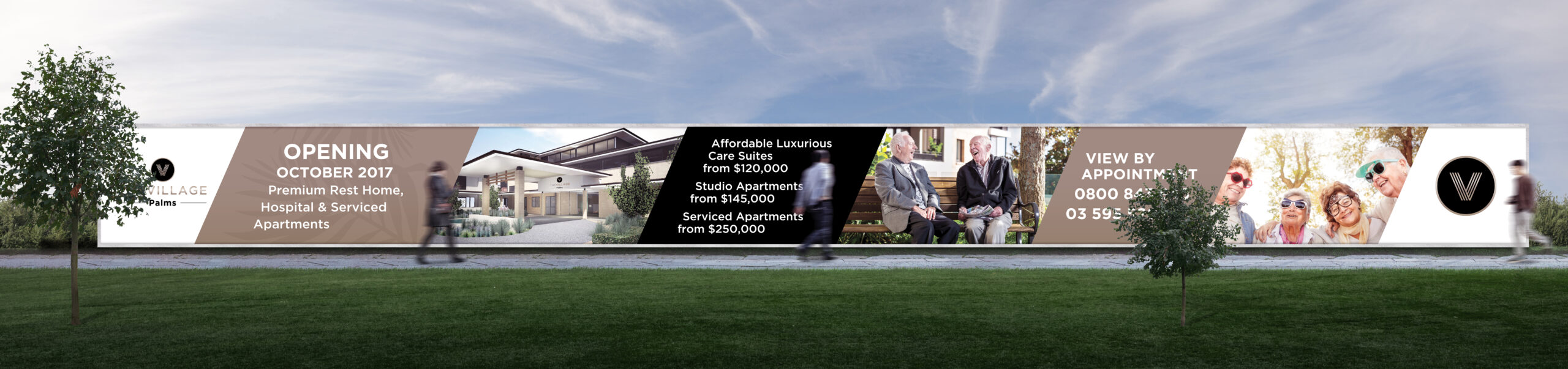 Hoarding design for retirement village development