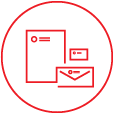 Corporate identity design services icon