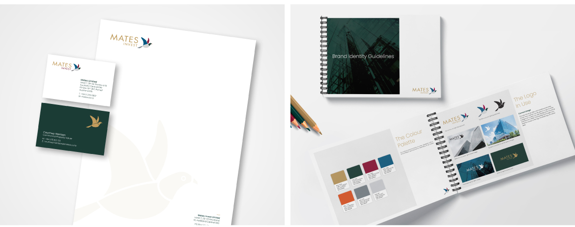 Stationery and brand guidelines for property investment company