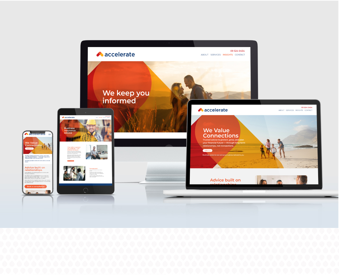 Website design and build for Insurance and investment advisers