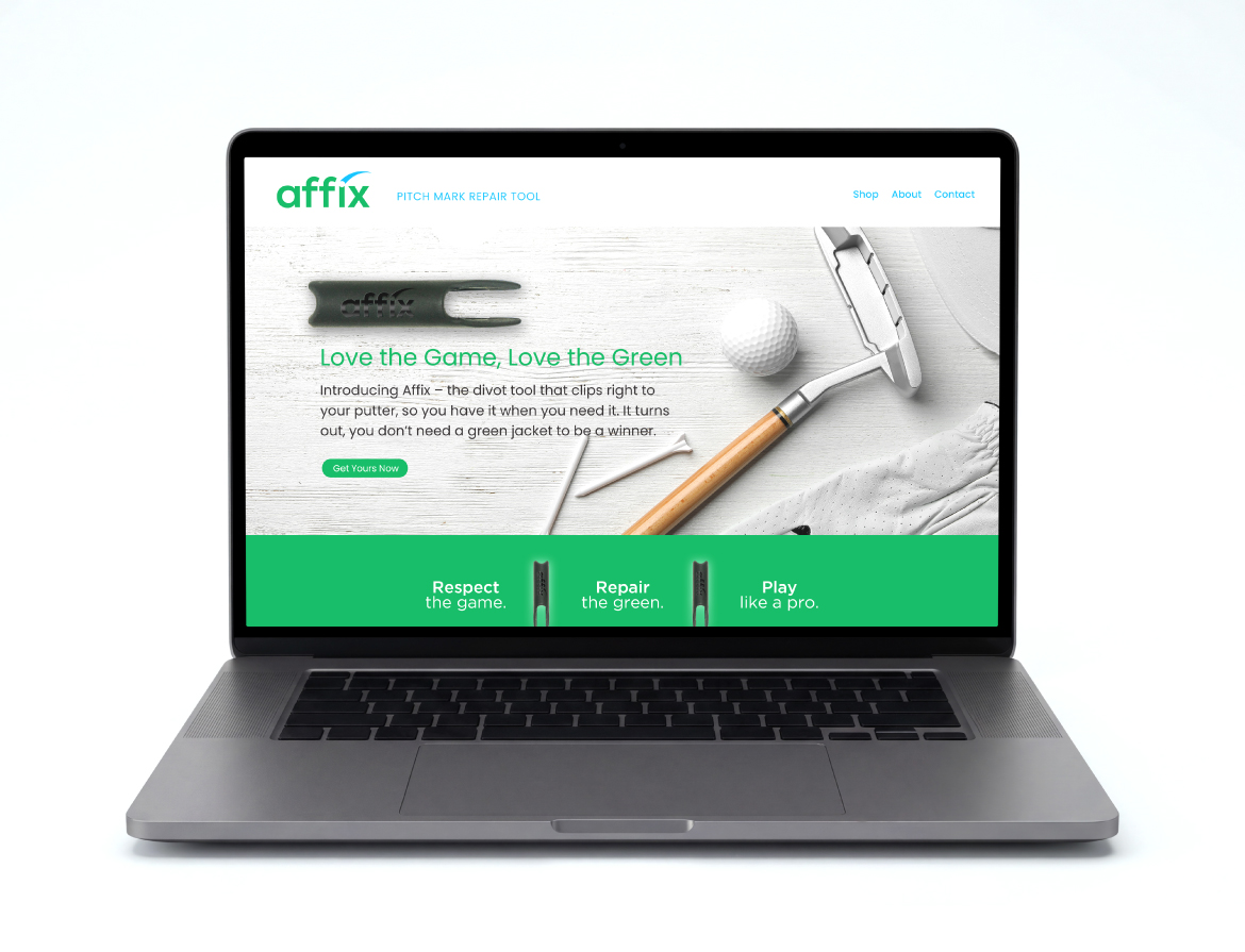 Branding for USA based golf Pitchmark repair tool manufacturer