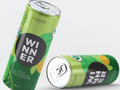 Packaging design concept for healthy energy drink