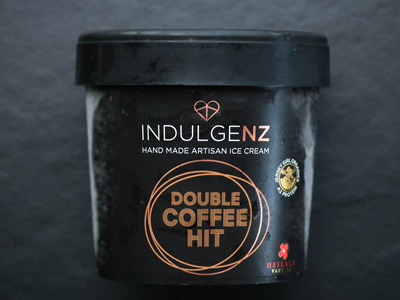 Retail packaging design for premium artisan ice cream
