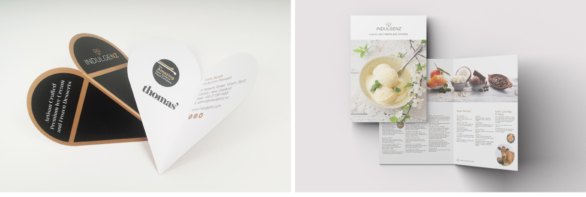 Branding for new premium, artisan ice cream brand