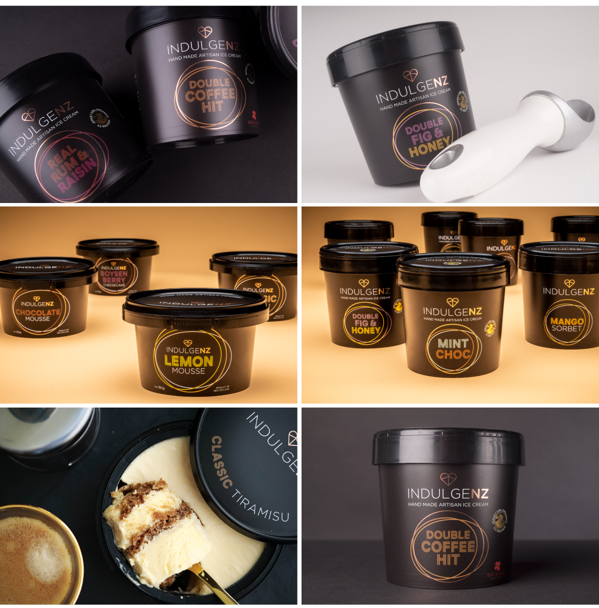 Branding for new premium, artisan ice cream brand