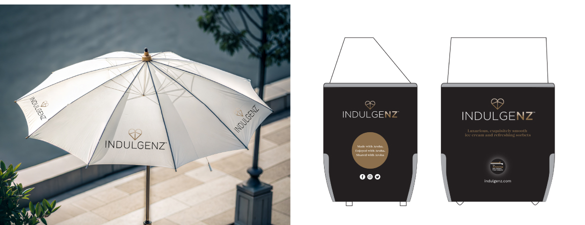 Branding for new premium, artisan ice cream brand