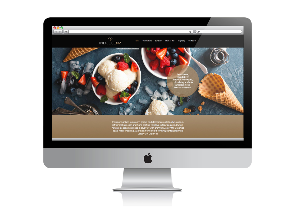 Branding for new premium, artisan ice cream brand