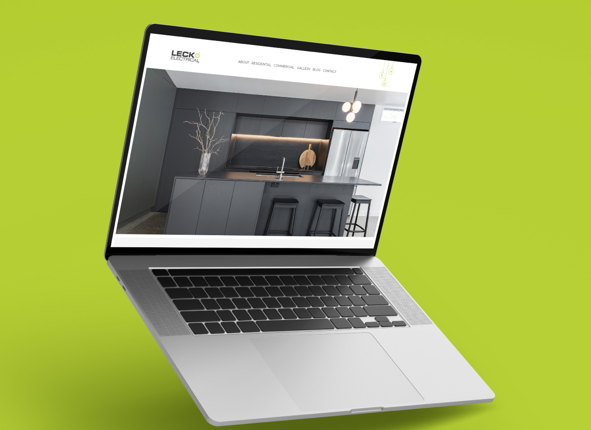 Website design and build for high end Auckland electrical contractor