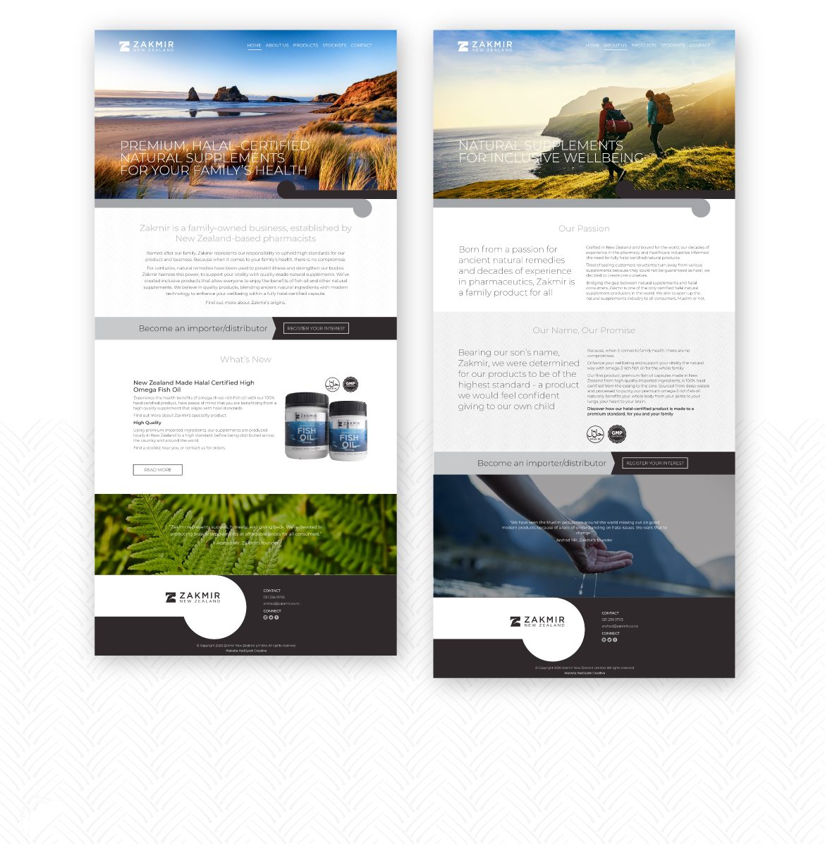 Brand development for NZ based supplement company