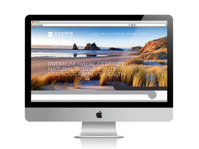 Website for premium New Zealand fish oil